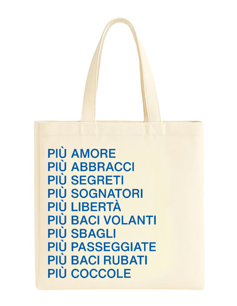 Tote bag "Più amore"